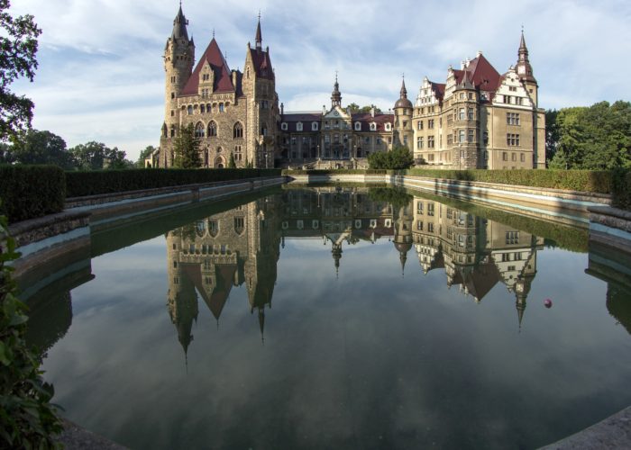 Schloss Moschen - Pałac w Mosznej